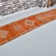 Unique Motif Vintage Wool Runner Rug sku 2120