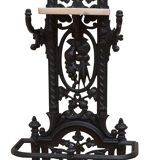 Stylish Victorian cast iron hall stand