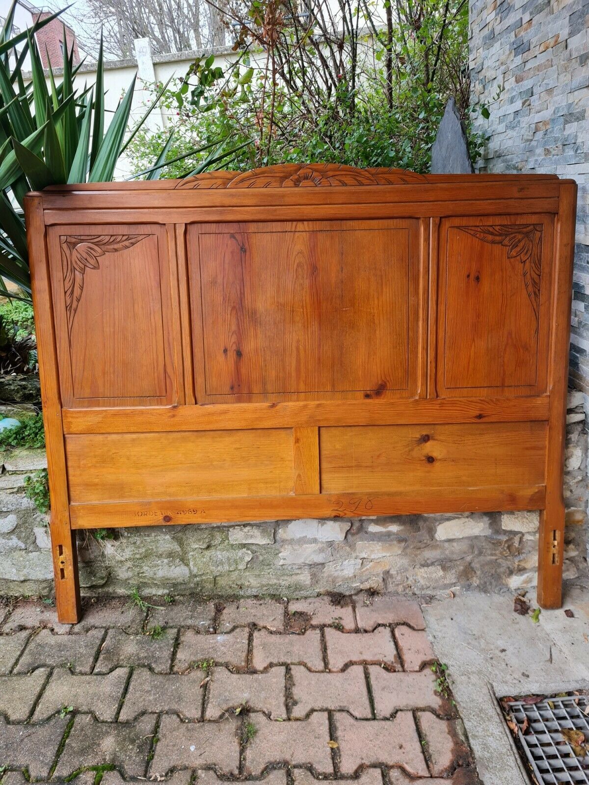 Art Deco headboard