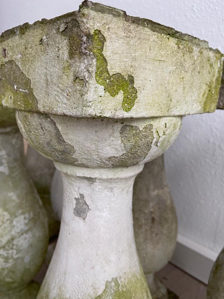 Set of 10 vintage antique style balusters