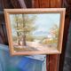 Hand-painted landscape painting