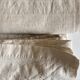 Nappe de ferme 19e en toile de chanvre réserve de trousseau  L270cm