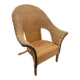 Rattan armchair