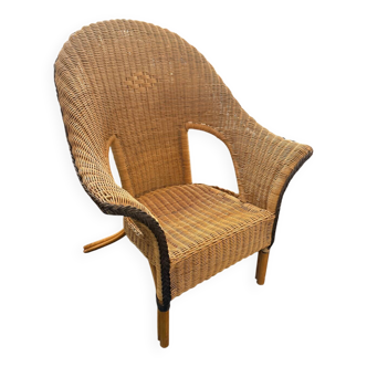 Rattan armchair