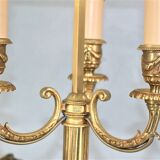 Lampe bouillotte en bronze massif de style Empire