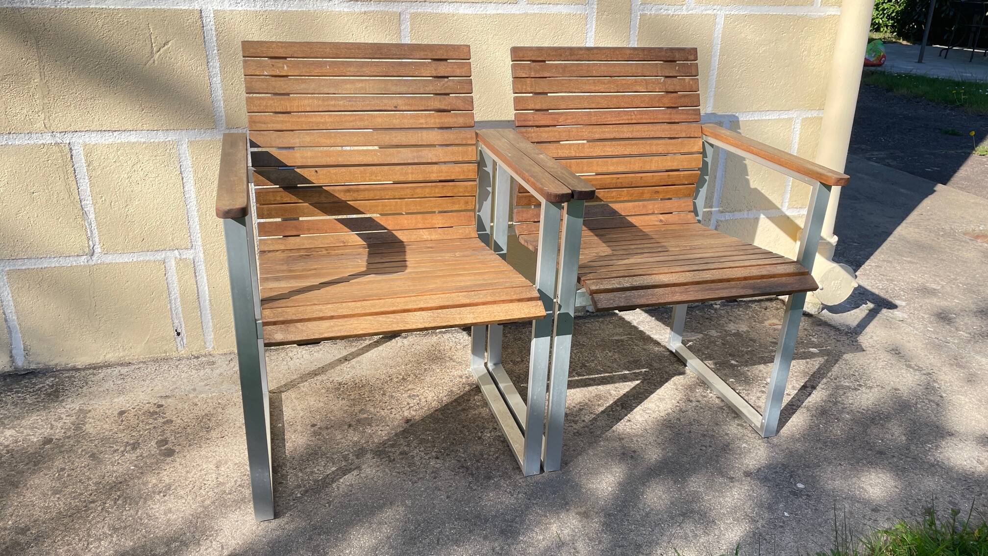 Paire de fauteuils esprit Karin Mobring Ikea