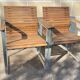 Paire de fauteuils esprit Karin Mobring Ikea