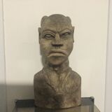 Buste en bois Africain