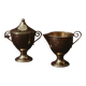 Vintage silver plated milk and sugar set