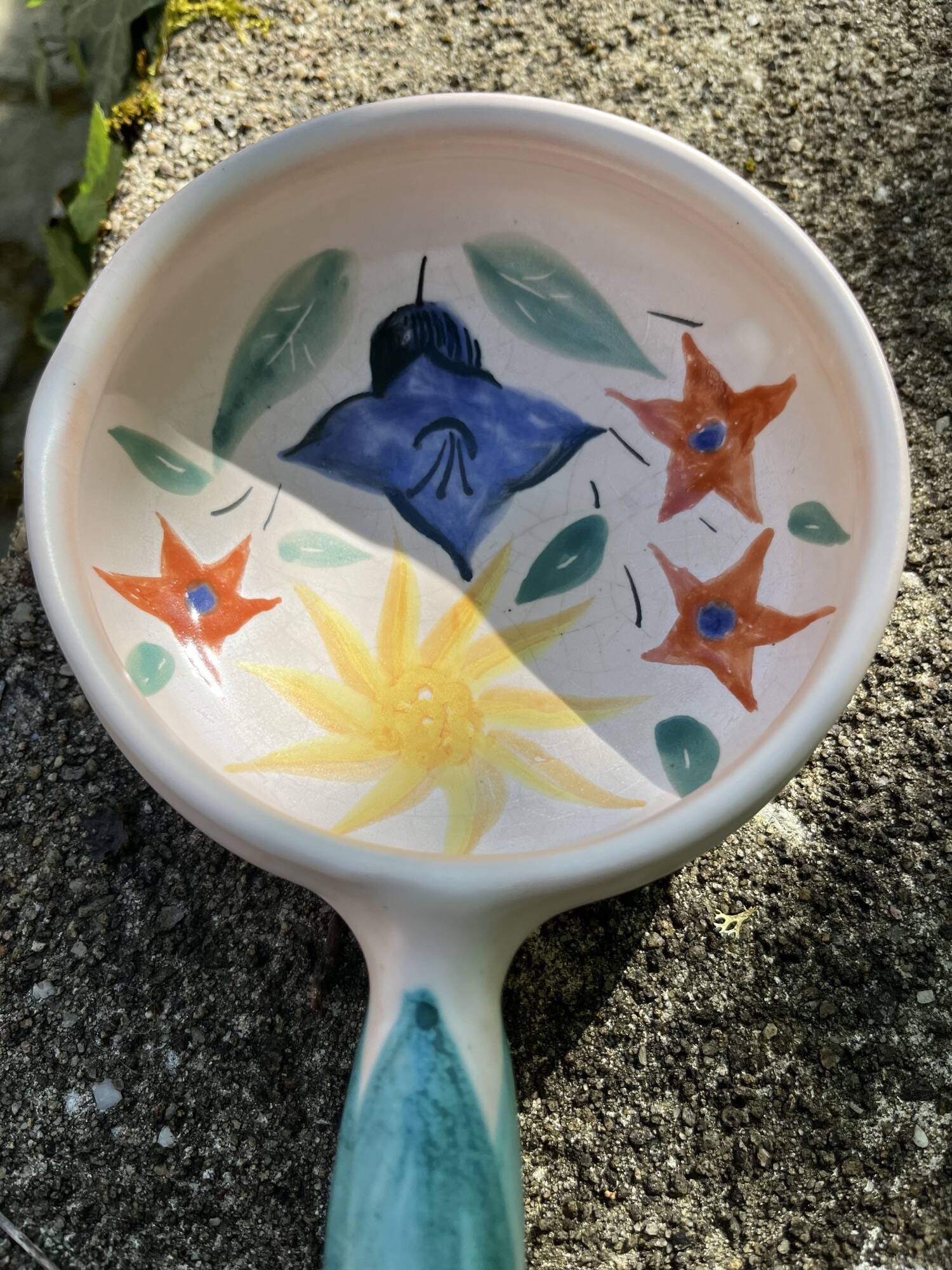 Fifties Vallauris style flower pan