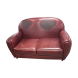 2-seater sofa Premium art deco leather