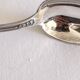 Set of 11 small vintage silver-plated metal spoons