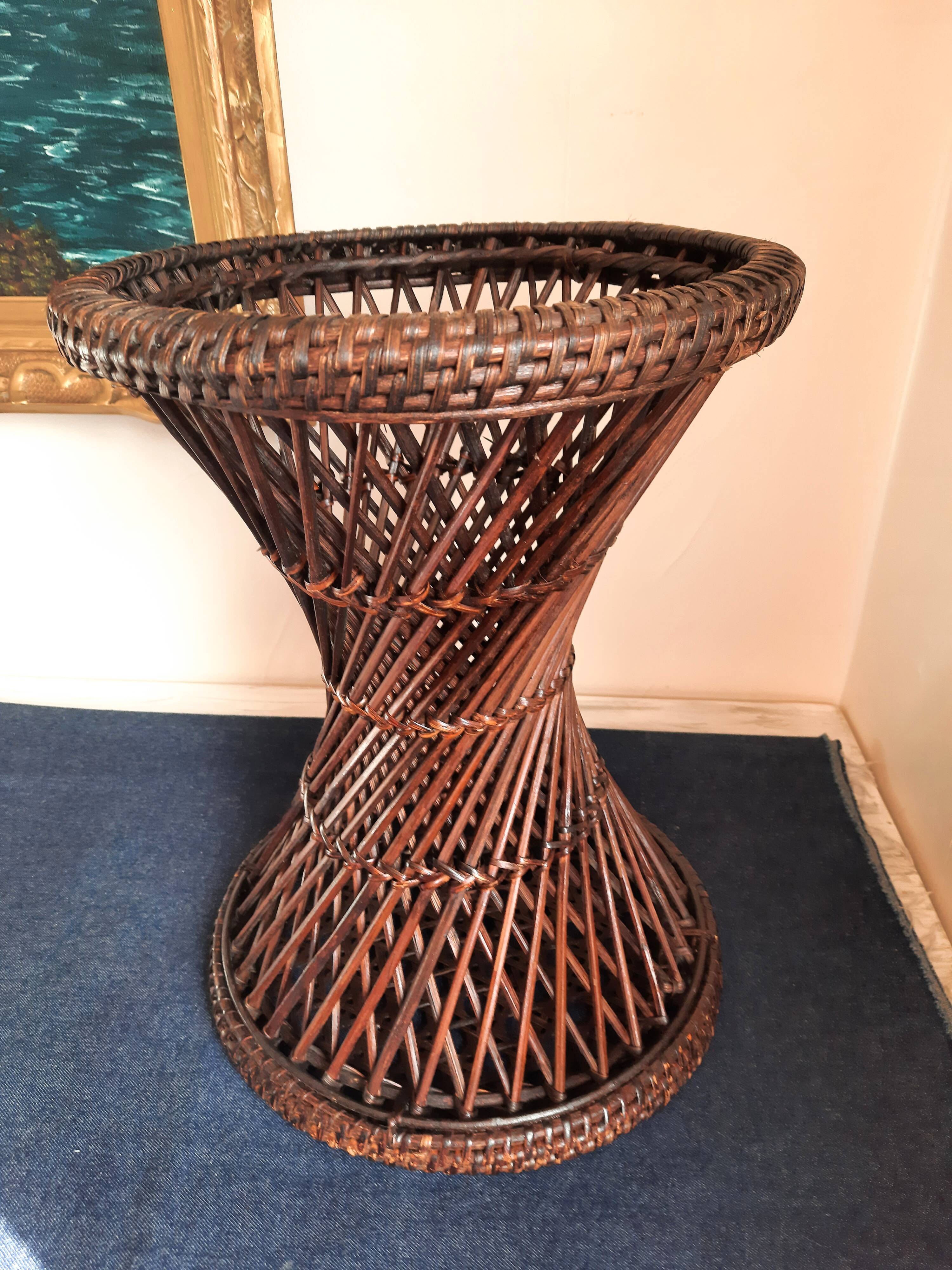 Diabolo in rattan of the 60s/70s