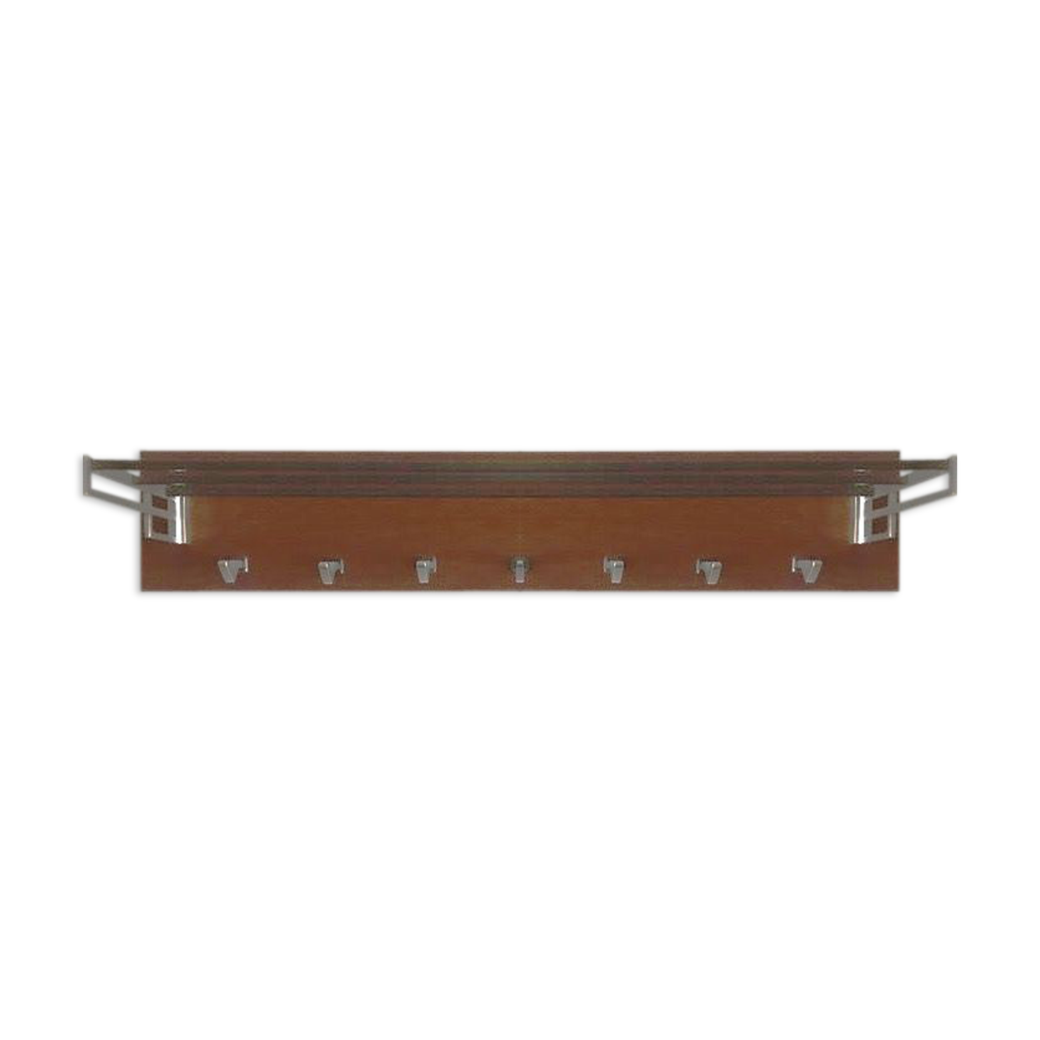 "1960" wood alu steel coat hanger