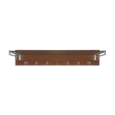 "1960" wood alu steel coat hanger