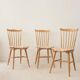 Série de 3 chaises bistrot Tacoma, Baumann