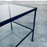 Minimalist Design Two-Tier Low Side Table, Belgium, 1960s