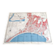 Tourist map of Nice 1950 French Riviera