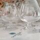 Set of 6 unstamped Saint-Louis cognac glasses, Tenareze model