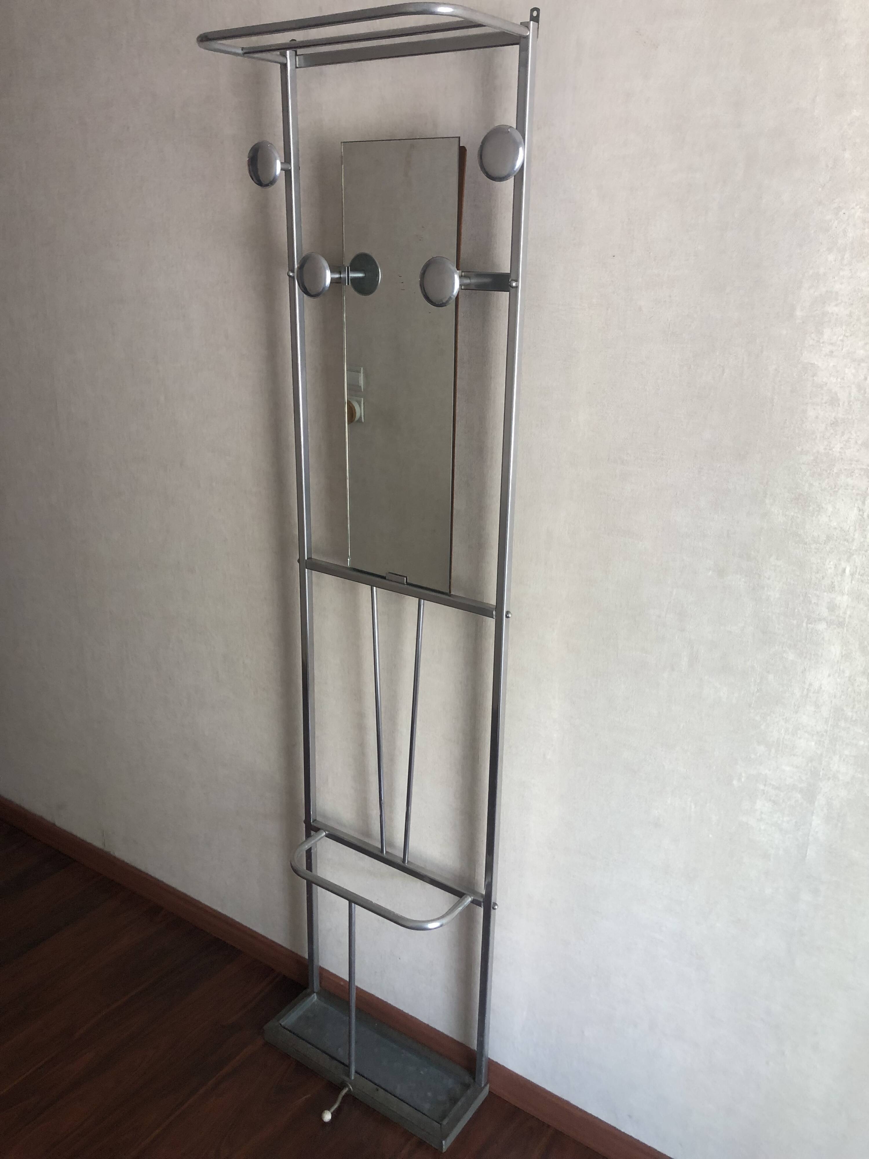 Vintage 1950s coat rack wardrobe