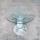 Hollywood Regency Style Brass Patinated Pineapple Side Tables, France, 1970s, Set of 2