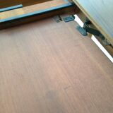 Table extendable scandinavian design teak growing butterfly