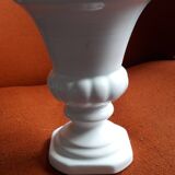Vase vintage en céramique blanche, Allemagne