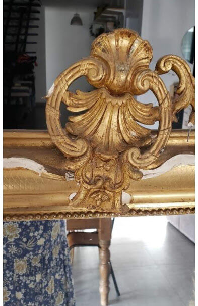 Mirror era Louis Philippe 19th century 86x155cm