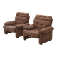 2 Coronado armchairs by Tobia Scarpa for C&B, 1960s.