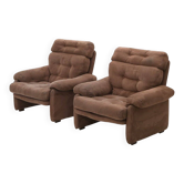 2 Coronado armchairs by Tobia Scarpa for C&B, 1960s.