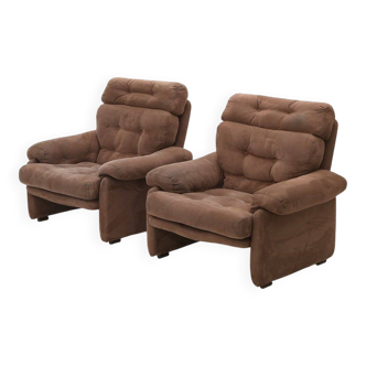 Set of Coronado armchairs by Tobia Scarpa for B&B, 1960s.