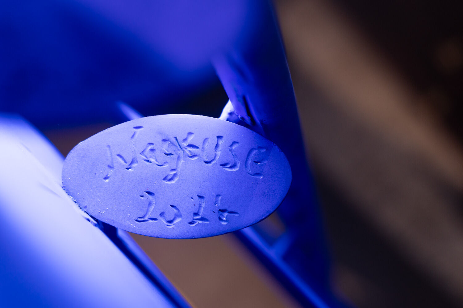 Sculpture titled "Swimmer" Antonine de Saint Pierre