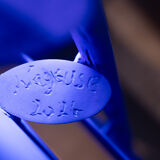 Sculpture titled "Swimmer" Antonine de Saint Pierre