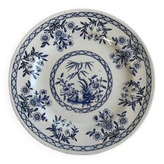 Assiette plate Luneville