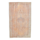 5x9 Peach & Blush Pink Oushak Vintage Rug, 164x267 Cm