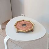 Old brass and hammered copper underside