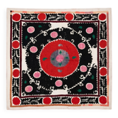 Vintage hand-embroidered tablecloth 127x135 cm