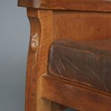 Oak Armchair by Robert Mouseman Thompson, 1940s