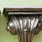 Pair of plaster wall brackets