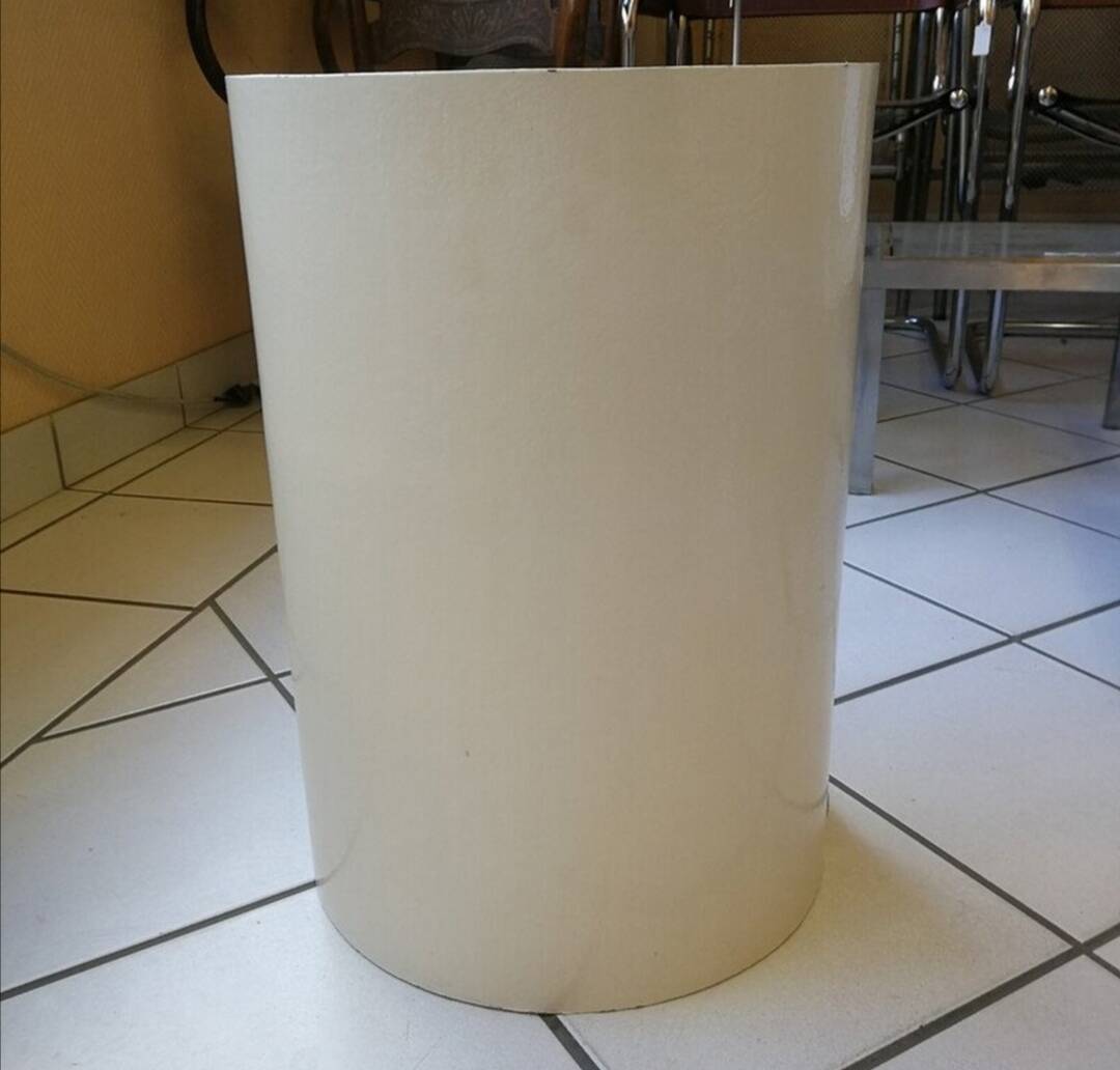 Vintage cardboard bedside table designed by Jean-Louis Avril from the 60s