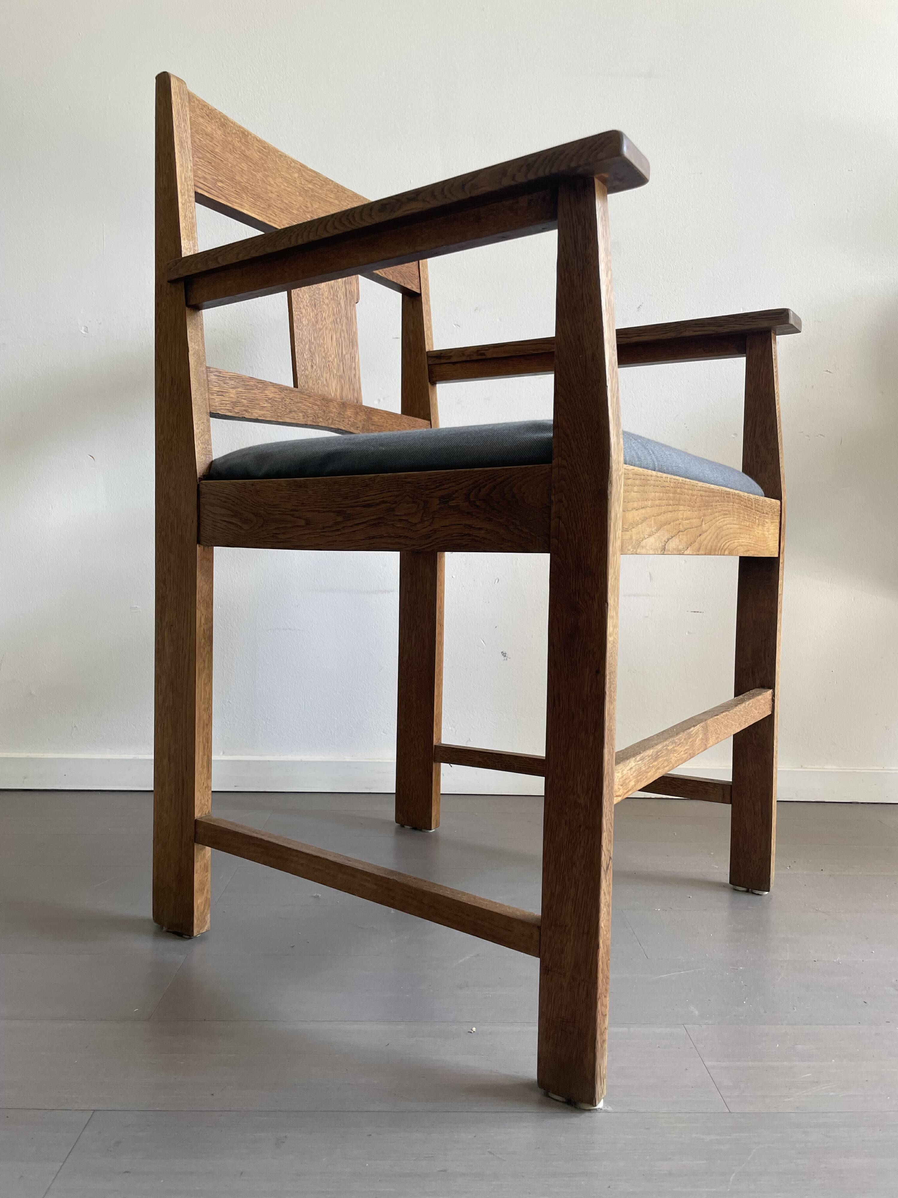 Dutch Amsterdam School armchair 1920's