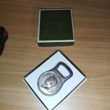 Christofle bottle opener silver metal box