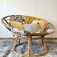 Fauteuil papasan ou loveuse en rotin