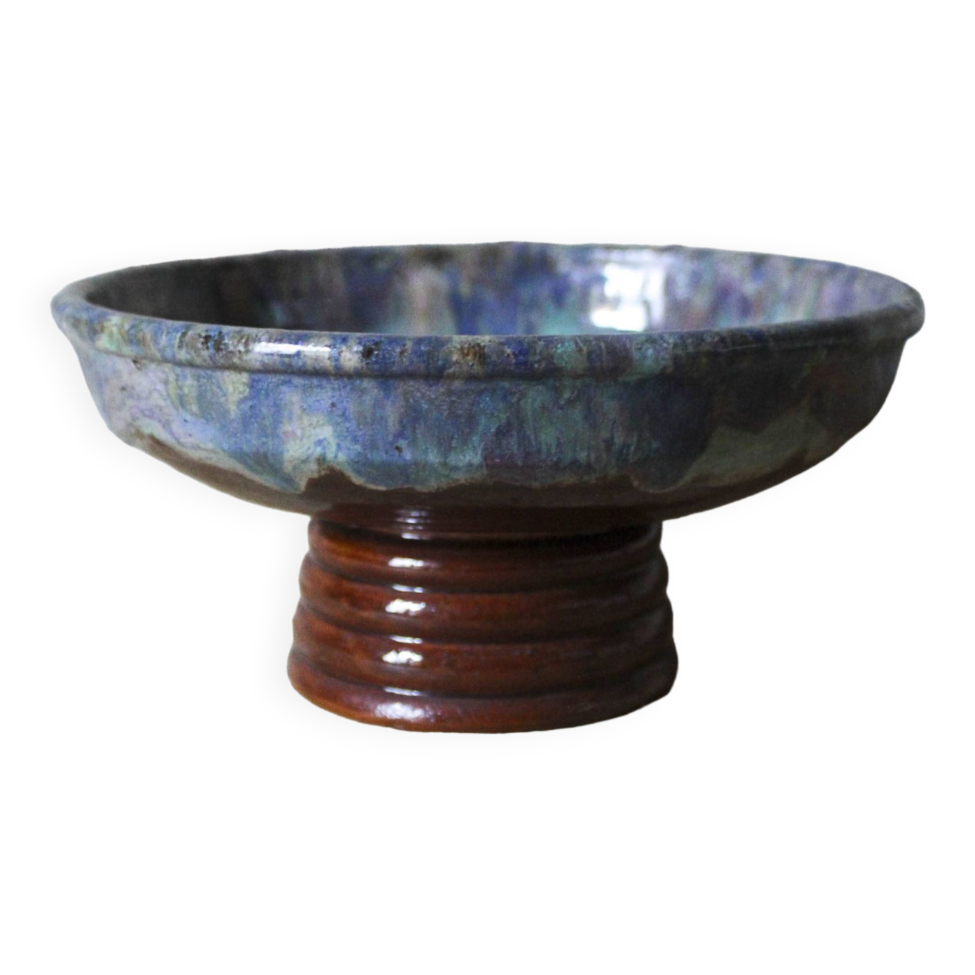 Cab bordeaux ceramic standing bowl