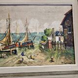 Vaniscotte: oil painting on canvas / view of the North coast