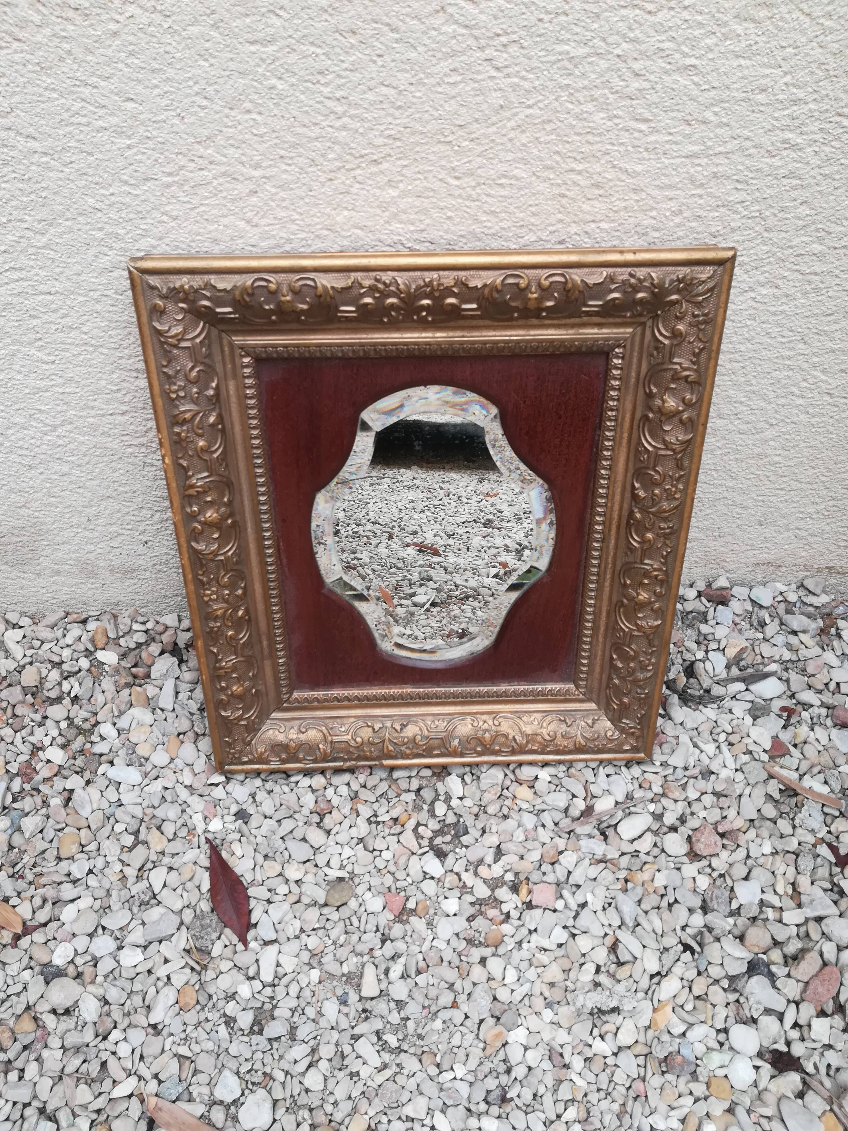 Old framed mirror