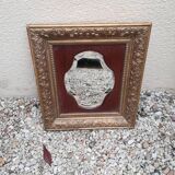 Old framed mirror