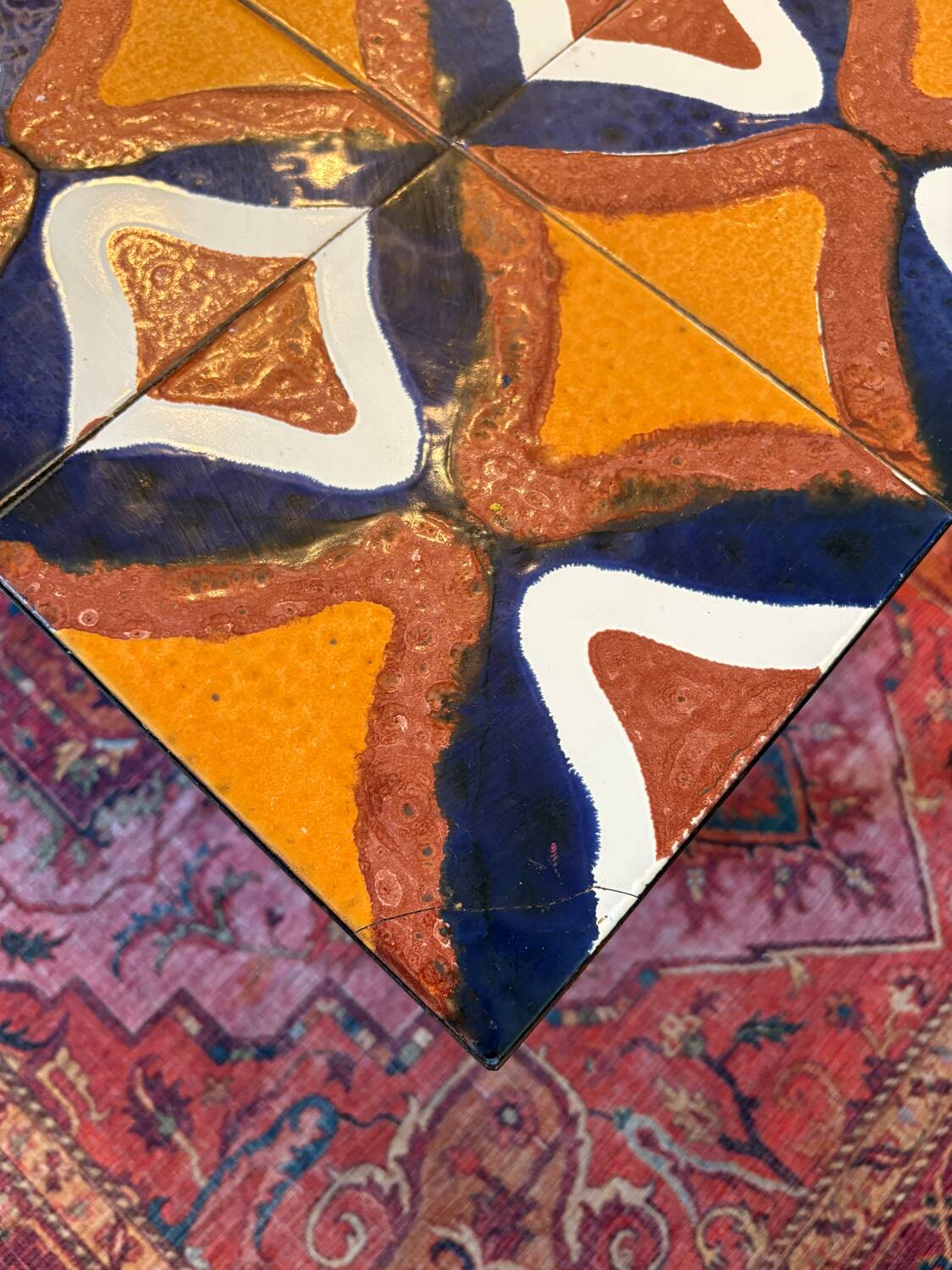 1970s earthenware coffee table