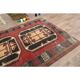 Red Vintage Turkish Oushak Handmade Woven Runner Rug 95x195