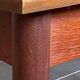 Extendable Scandinavian teak table by Johannes Andersen for Samcom Denmark.